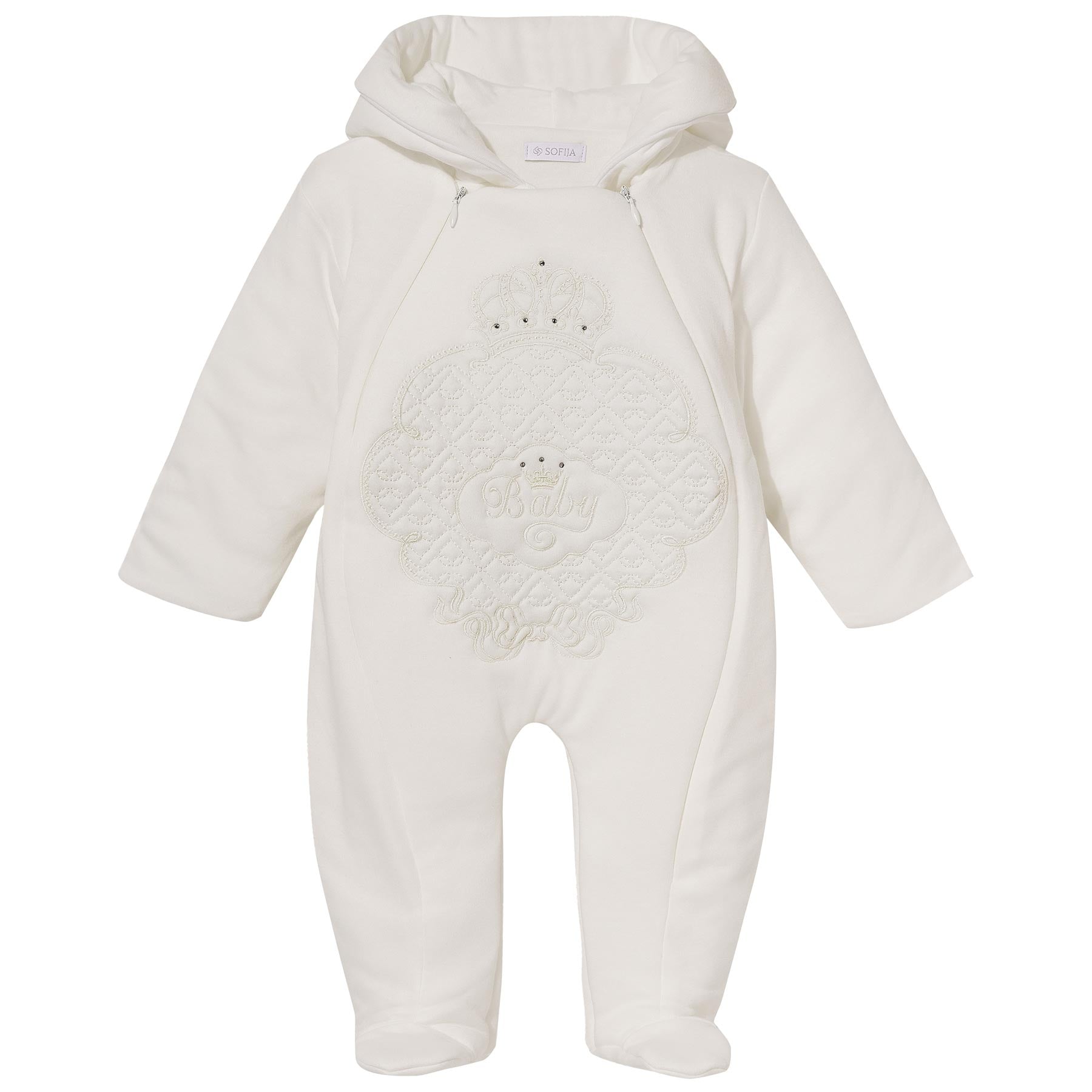 Sofija baby bambini padded pramsuit
