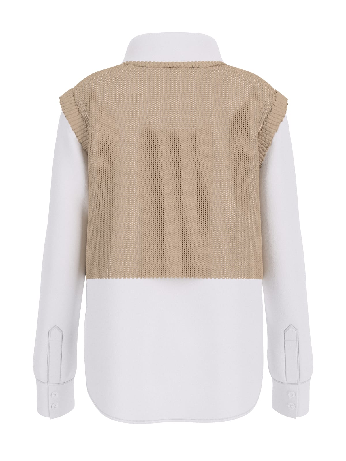 Guess LS Poplin shirt w/sweater vest