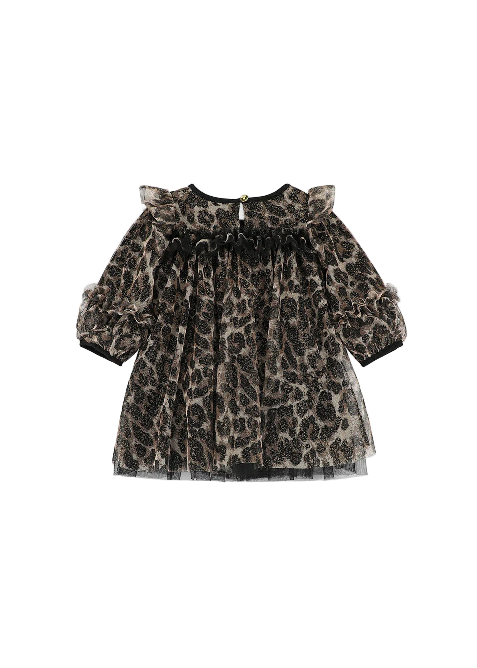 Baby Leopard Dress Black