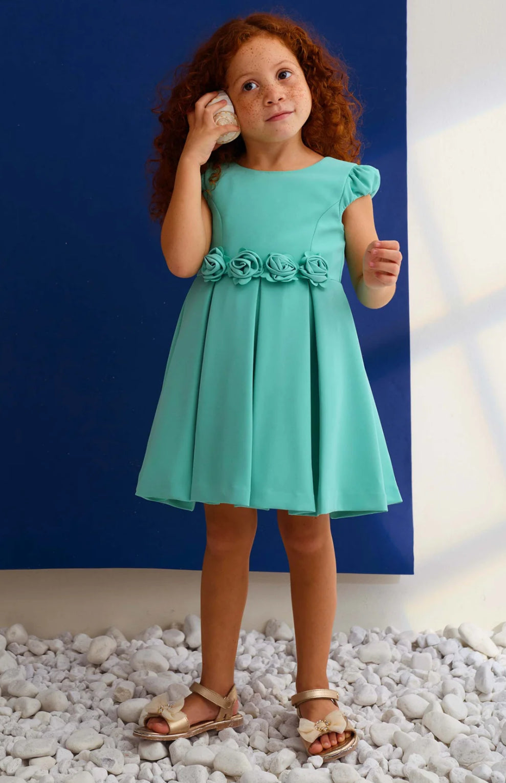 Abel & Lula Jurk met bloemen detail