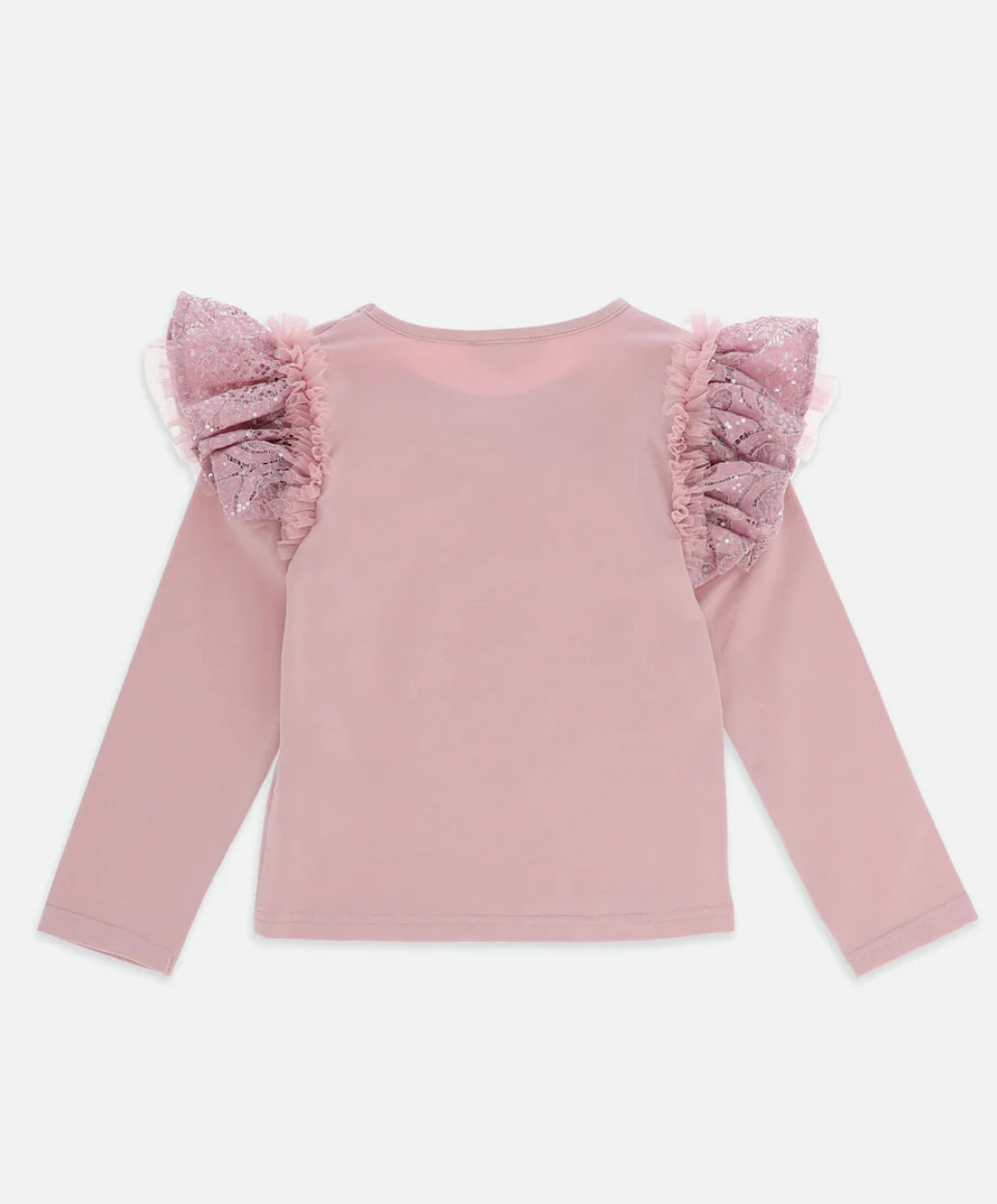 Angel’s face Carina Sequin Lace Bow Top Vintage Rose