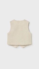 Mayoral linnen gilet