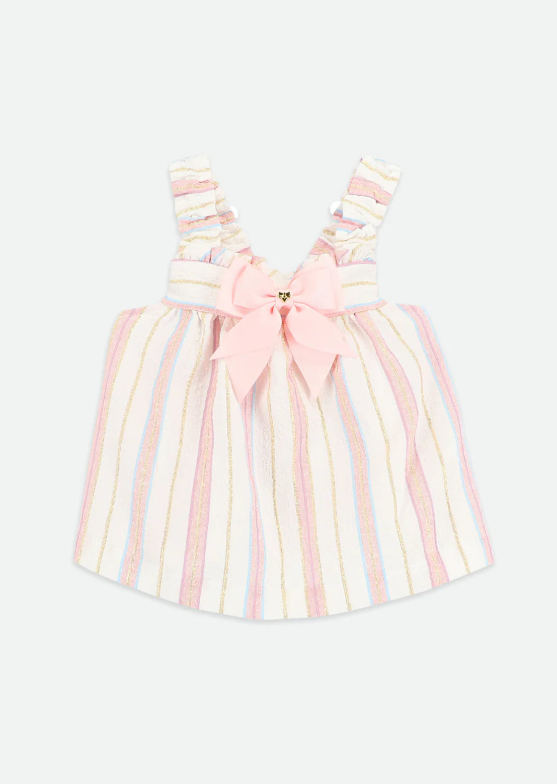 Angel’s face Waverly Jacquard Stripe Sun Top Snowdrop Stripe