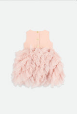 Angel’s face Cascade Waterfall Sparkle Tulle Baby Dress Sweet Blush