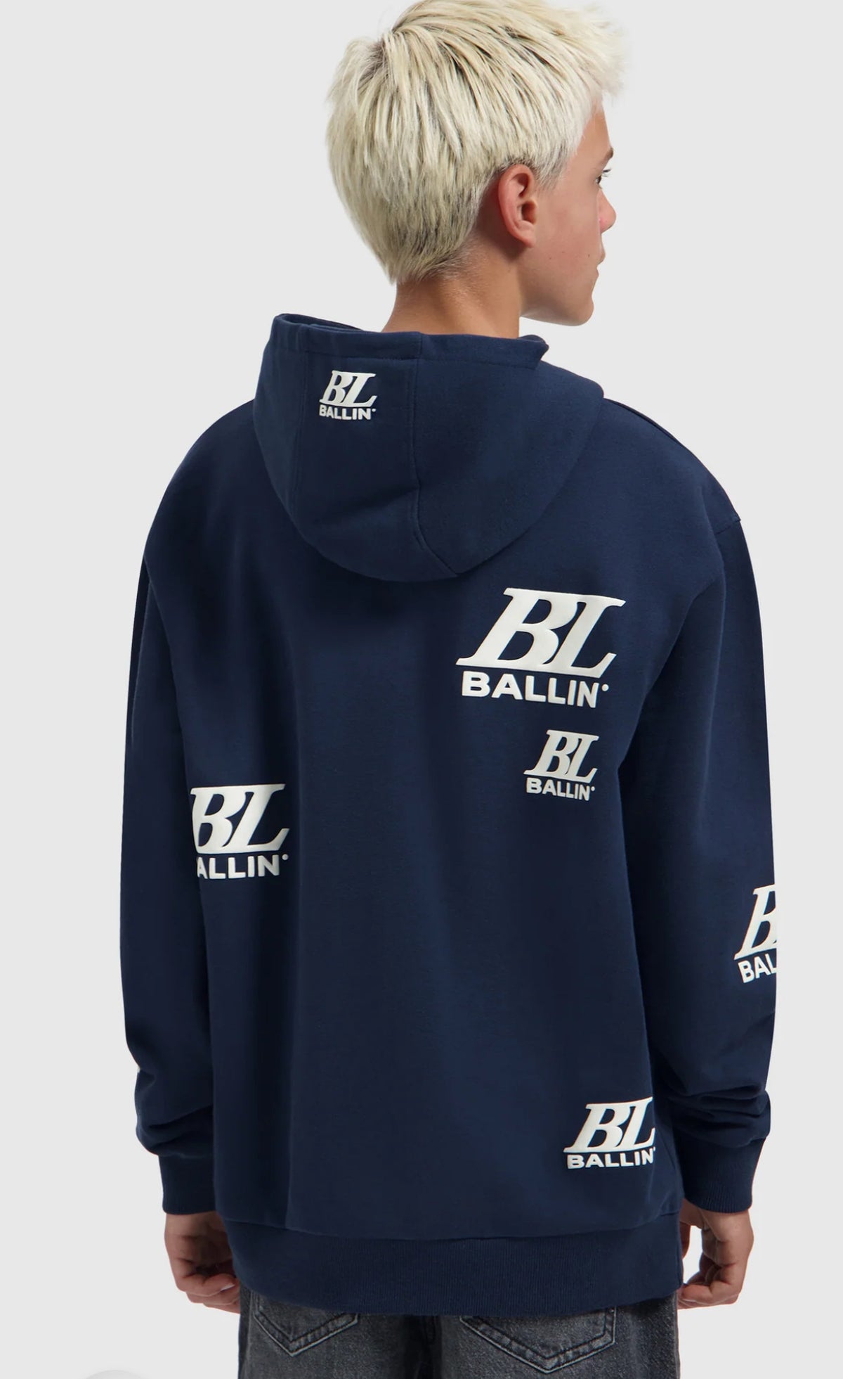 BALLIN JUNIOR MULTI-MONOGRAM HOODY