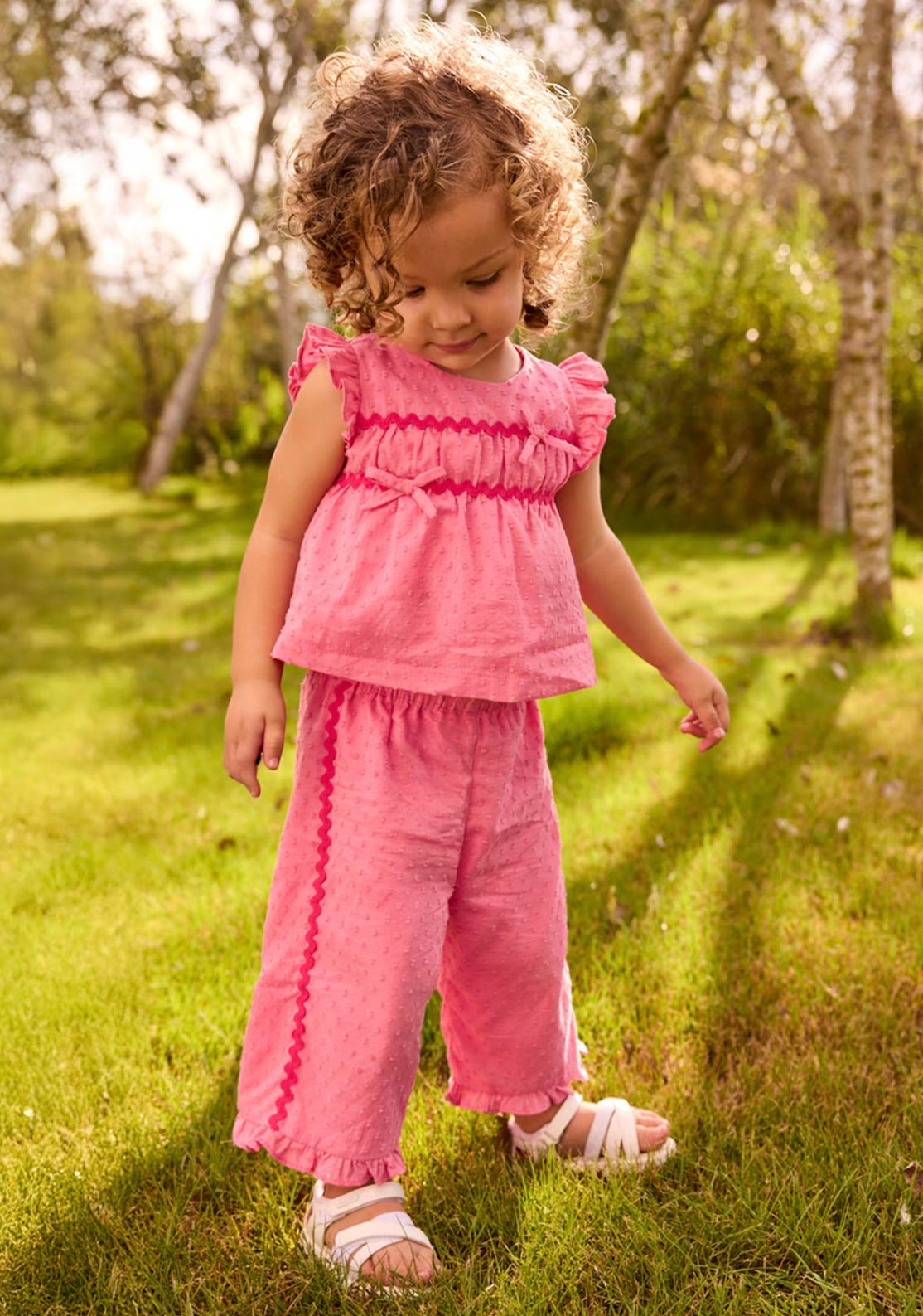 Mayoral Ruffled trousers set baby