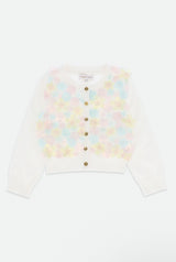 Angel’s face Chris Multi Flower Knitted Cardigan Multi
