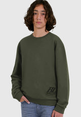 BALLIN JUNIOR BIG MONOGRAM CREWNECK