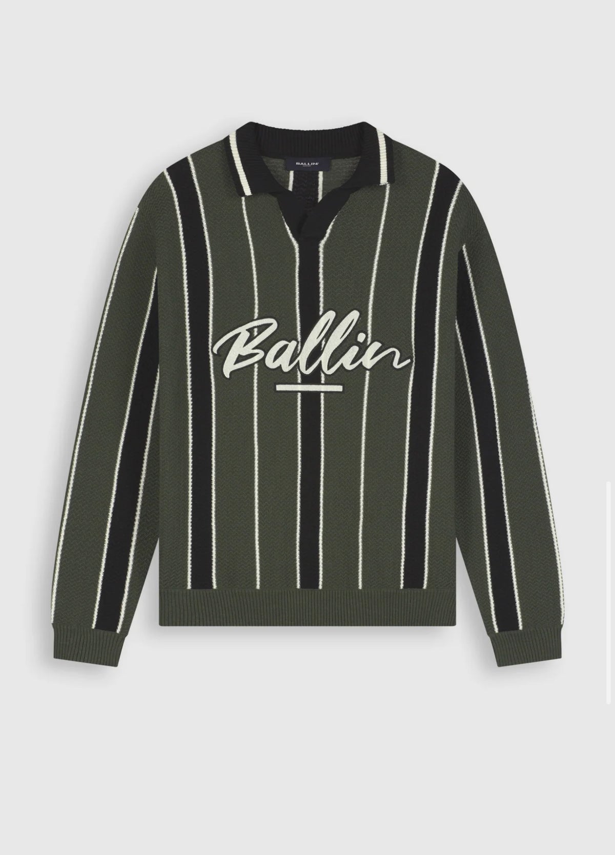 BALLIN JUNIOR SCRIPT LOGO CREWNECK KNIT
