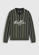 BALLIN JUNIOR SCRIPT LOGO CREWNECK KNIT