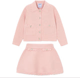 Mayoral Knit jacket en Skirt set