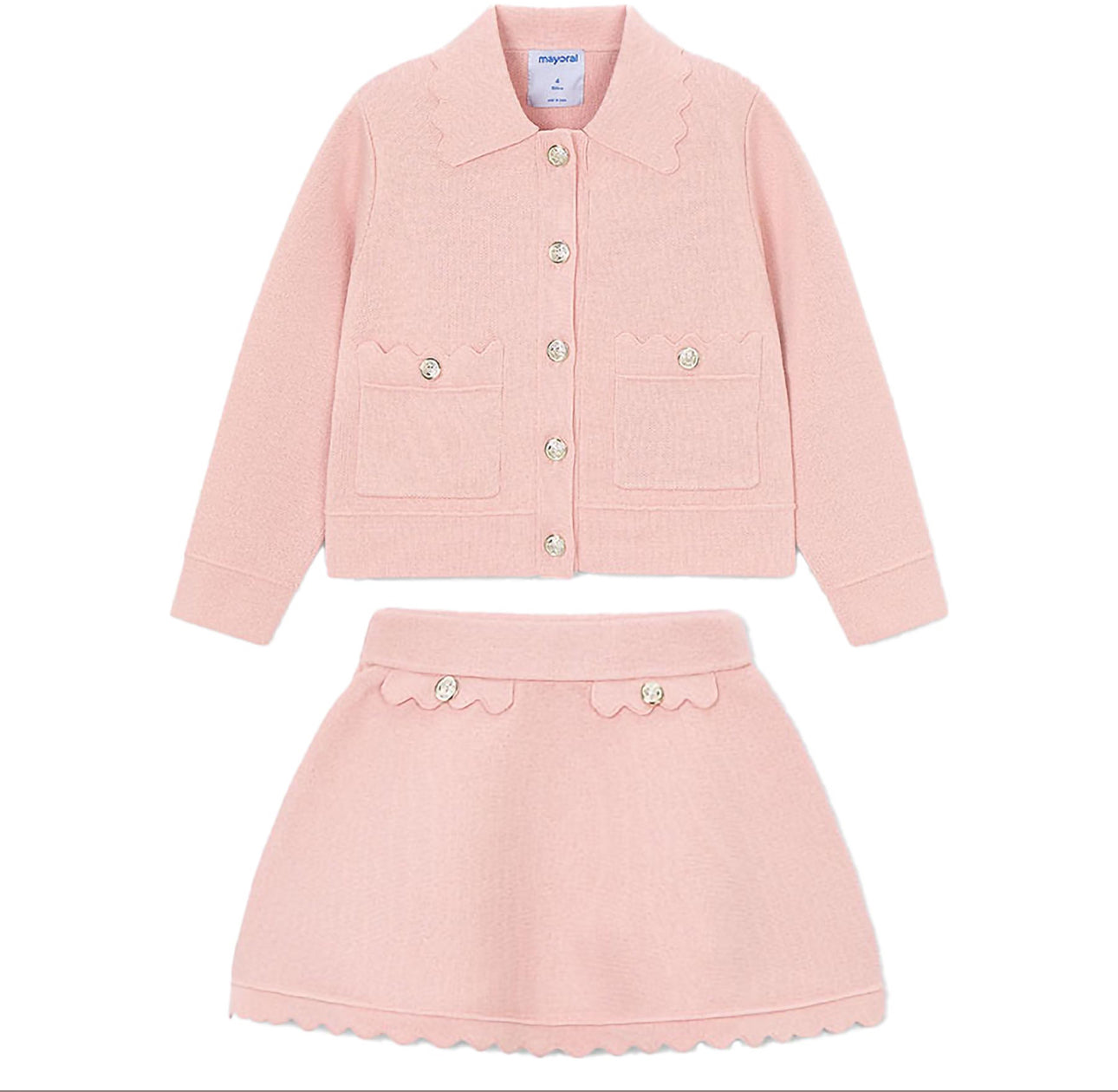 Mayoral Knit jacket en Skirt set