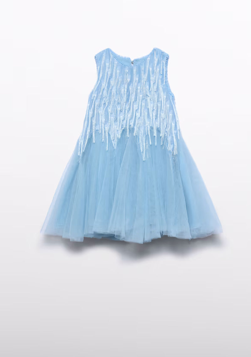 Abel & Lula Fancy Fringed Dress
