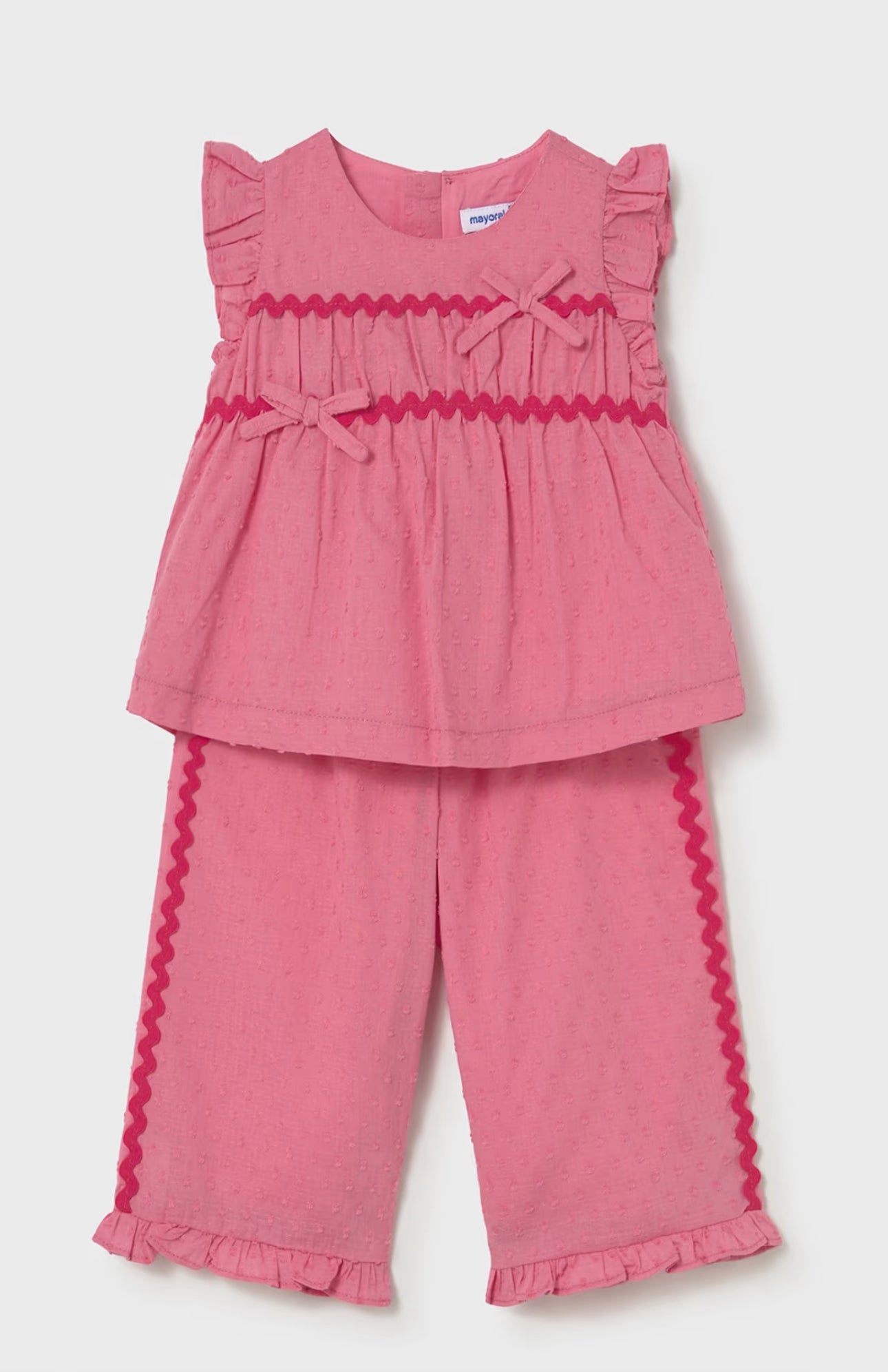 Mayoral Ruffled trousers set baby