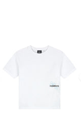 Malelions Junior Relaxed Botanical T-Shirt | White