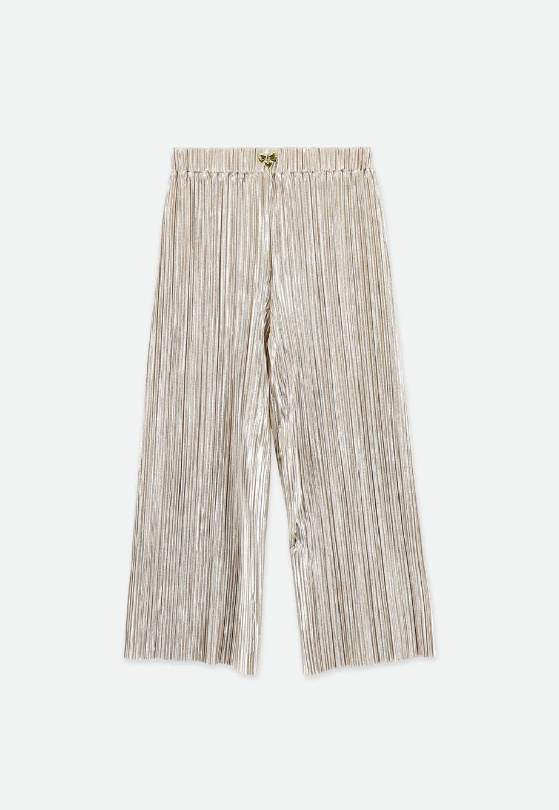 Angel’s face Fortuna Metallic Pleated Trouser Champagne