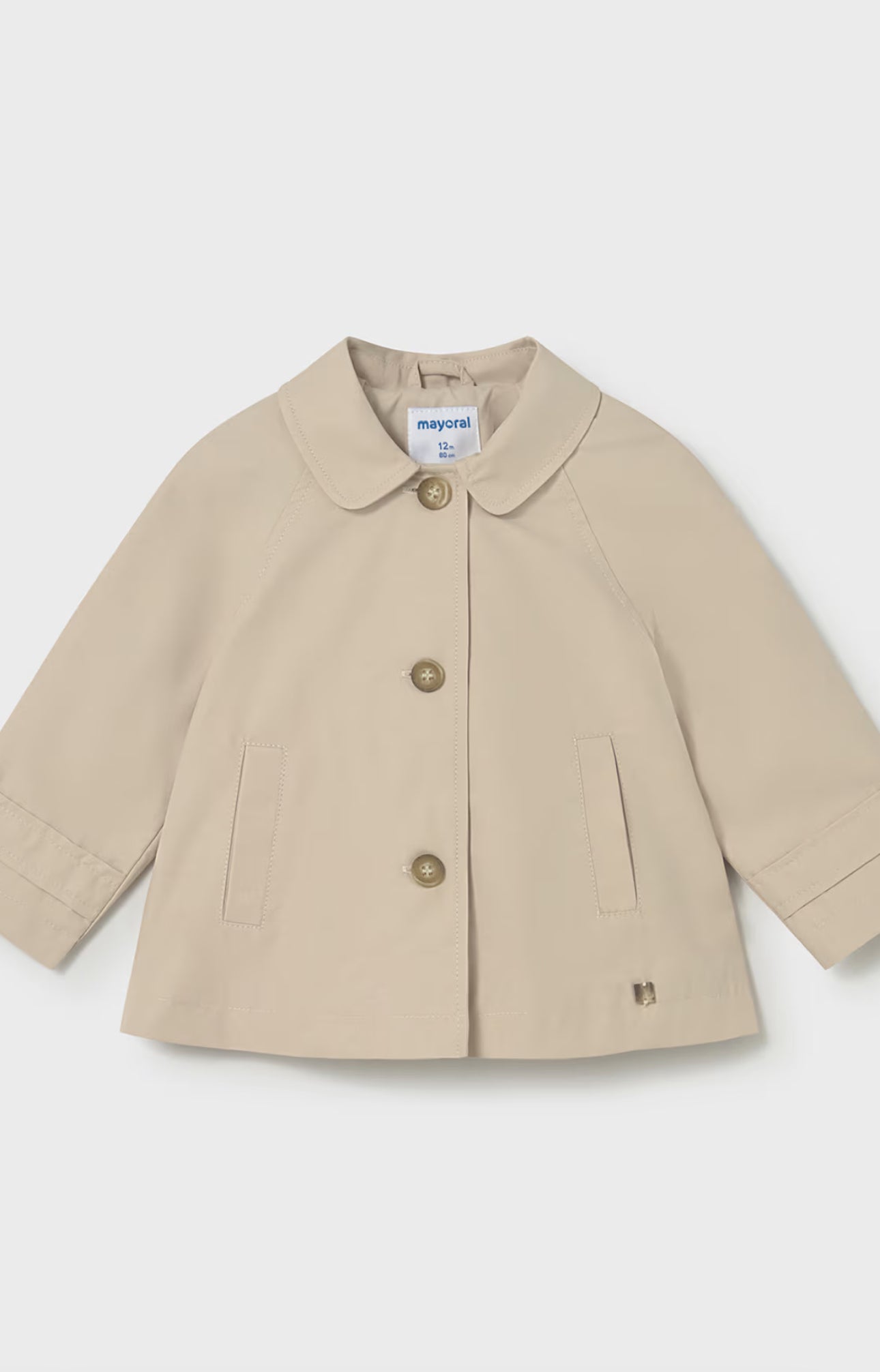 Mayoral baby trench coat