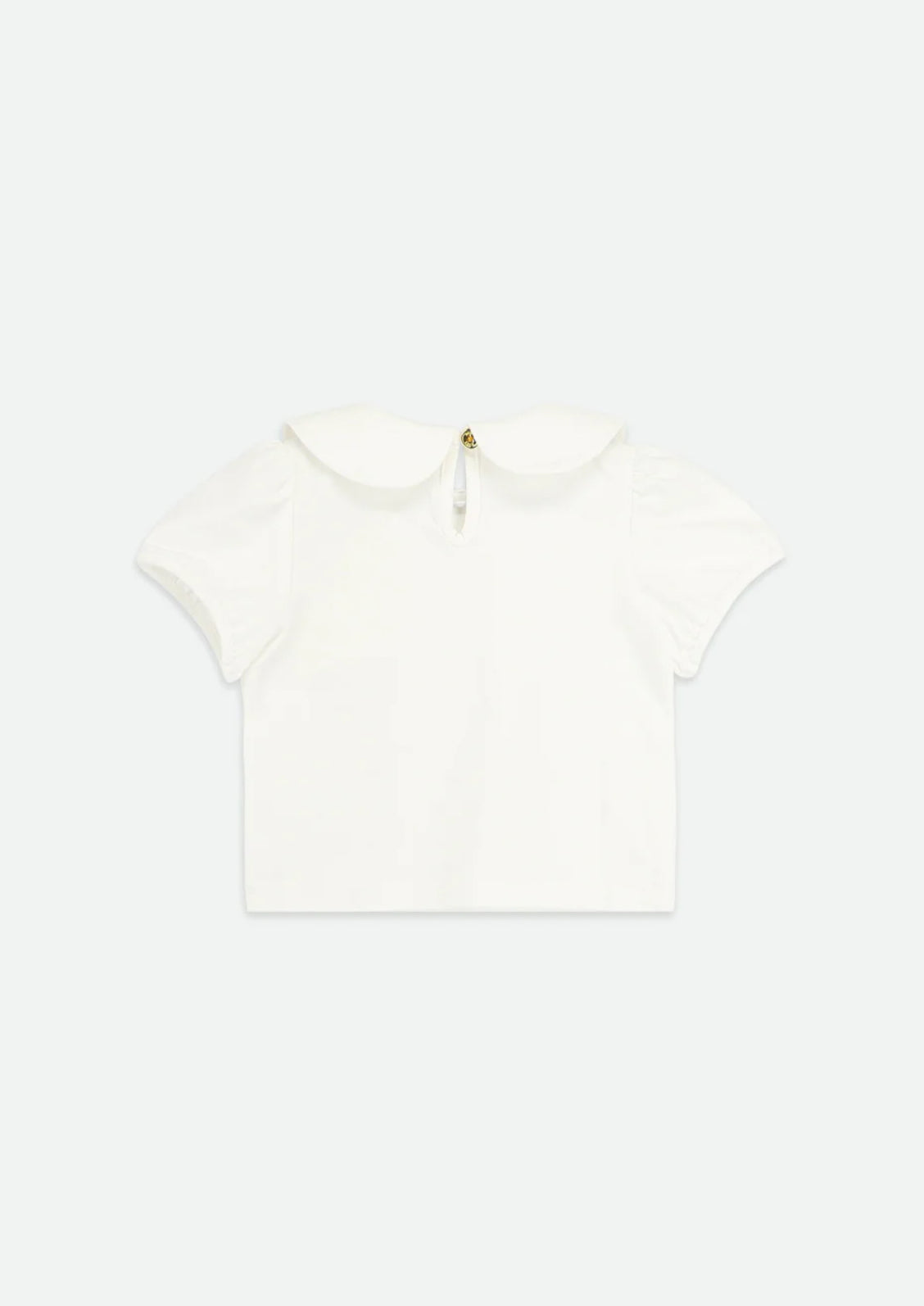 Angel’s face Cassie 3D Flower Collar Baby Top Snowdrop