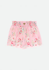 Angel’s face Fortuna Posy Print Pleated Shorts Pale Pink