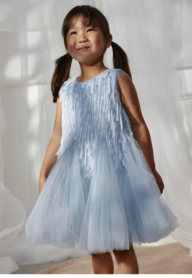 Abel & Lula Fancy Fringed Dress