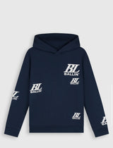 BALLIN JUNIOR MULTI-MONOGRAM HOODY