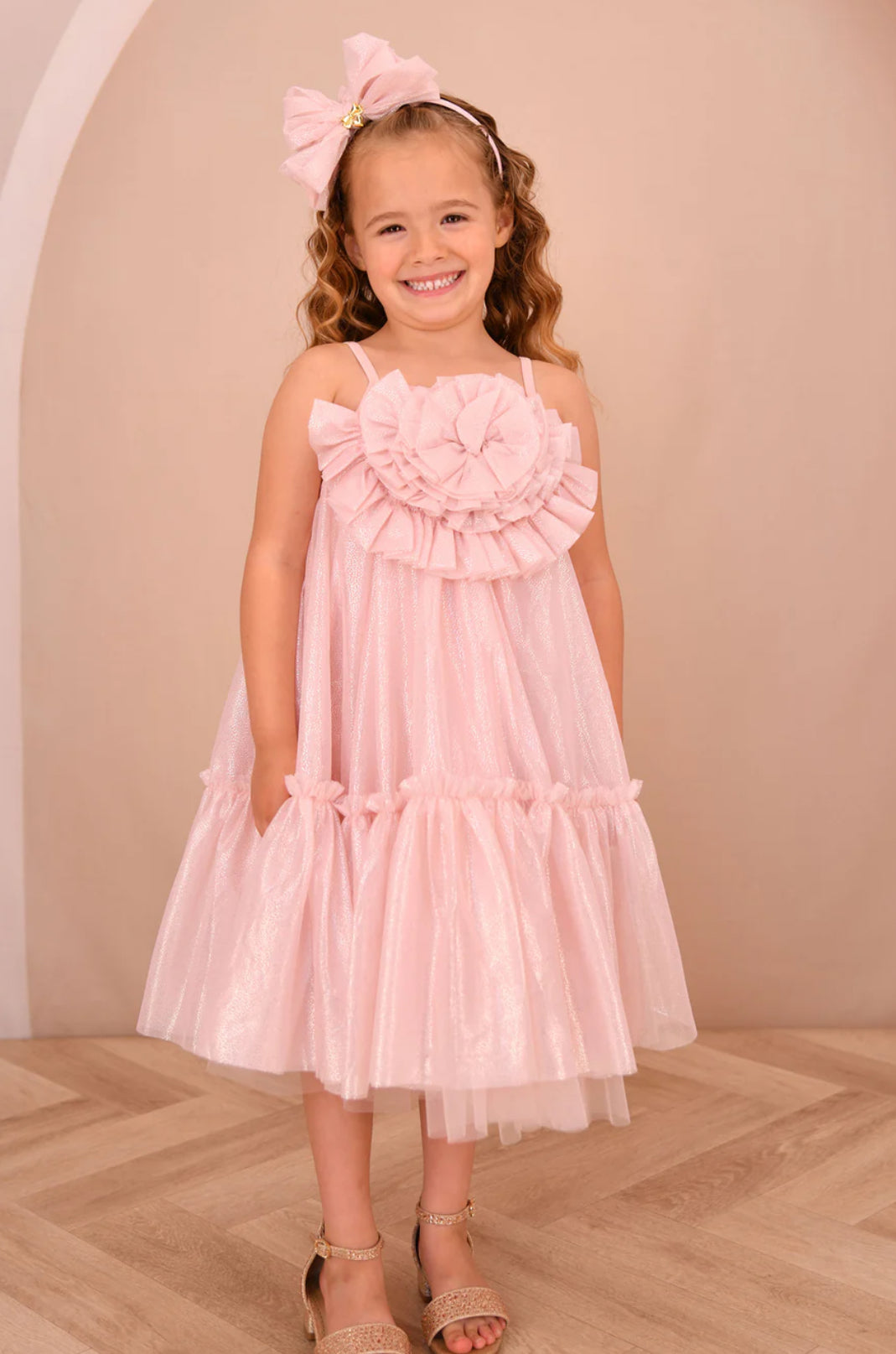 Angel’s face Rosheen Sparkle Tulle Strappy Dress