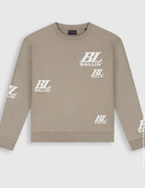 BALLIN JUNIOR MULTI-MONOGRAM CREWNECK
