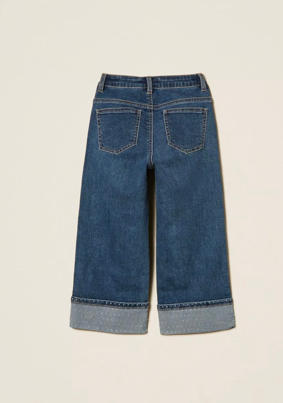 Twinset denim broek met studs