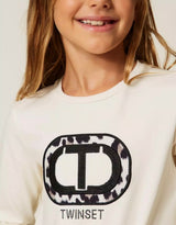 Twinset t-shirt met lange mouwen