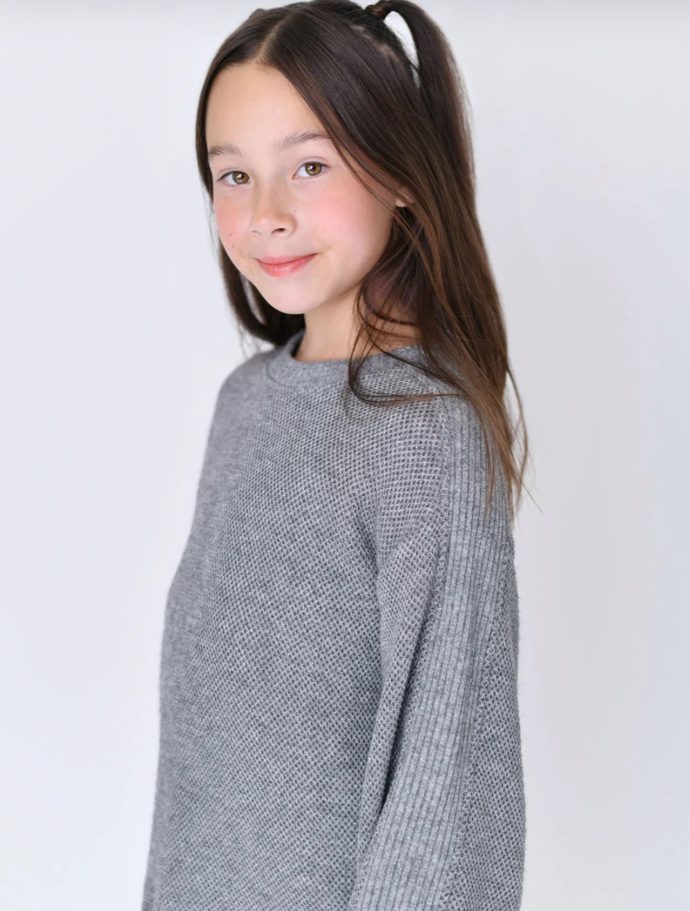 Angel’s face Kay Knitted Jumper Grey