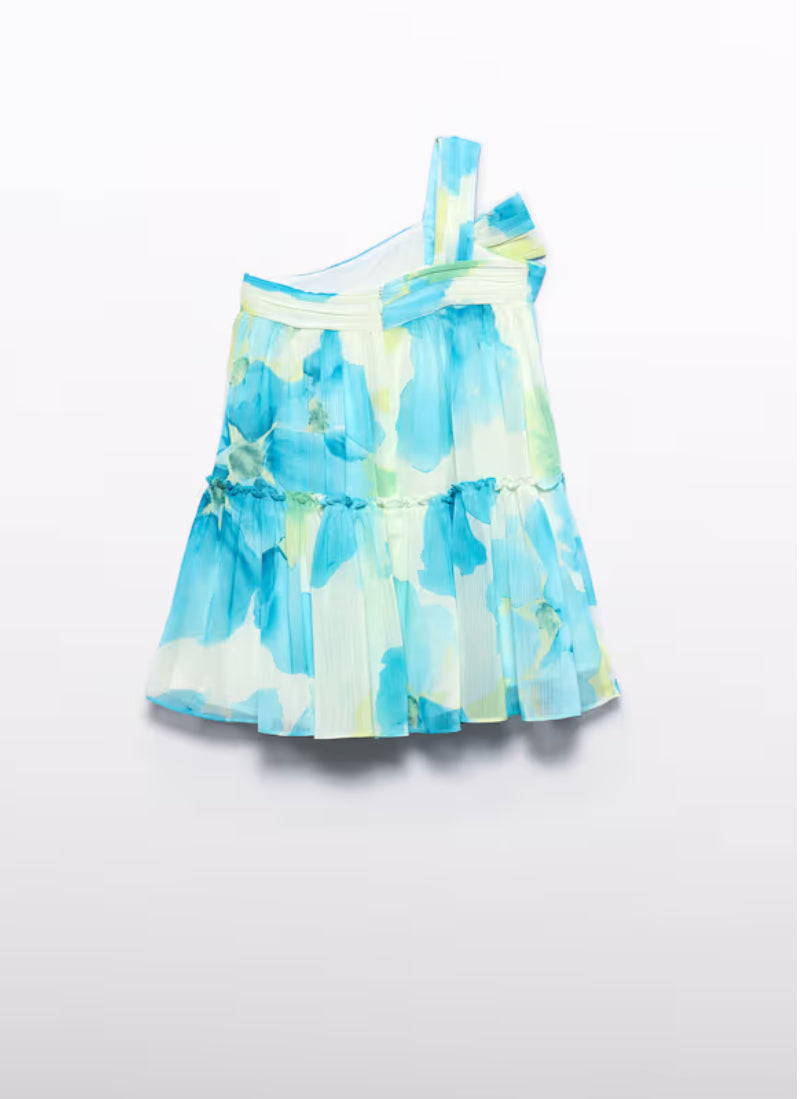 Abel & Lula Printed chiffon dress