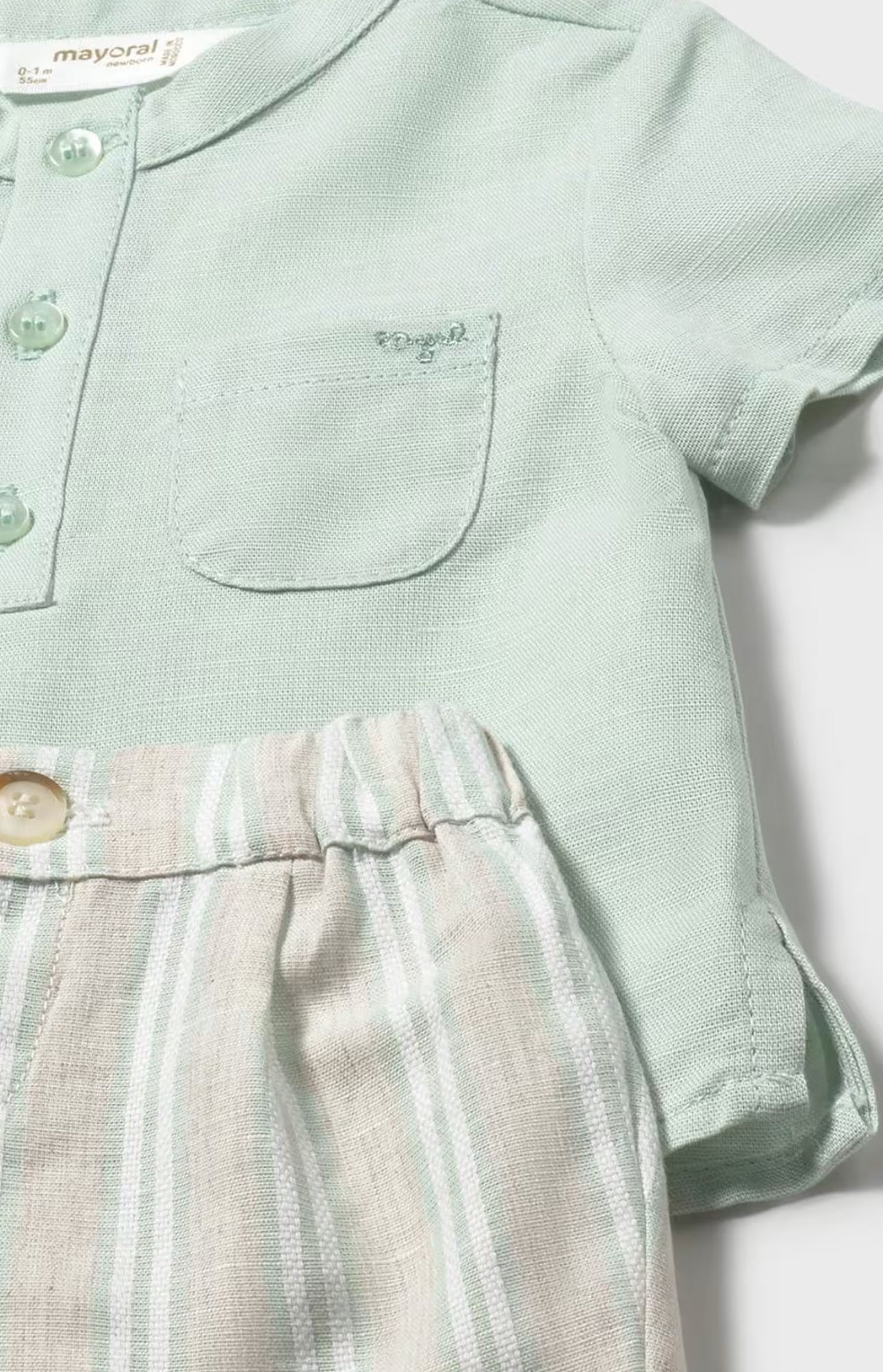 Mayoral newborn set t-shirt en short