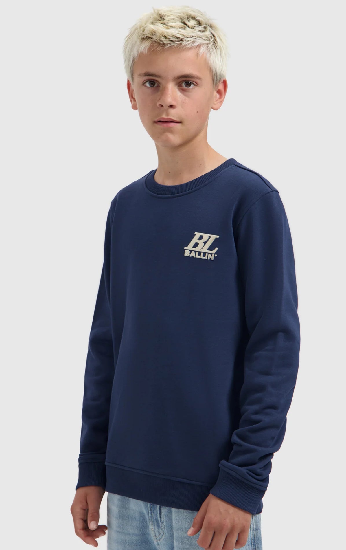 BALLIN JUNIOR MONOGRAM CREWNECK