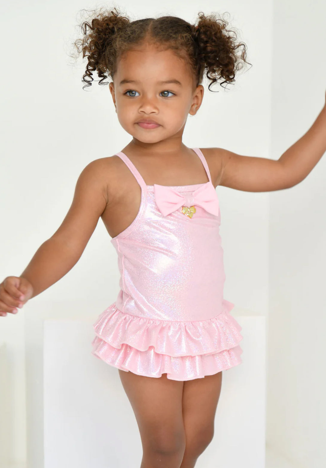 Angel’s face Guppie Baby Swimsuit Pink Sparkle