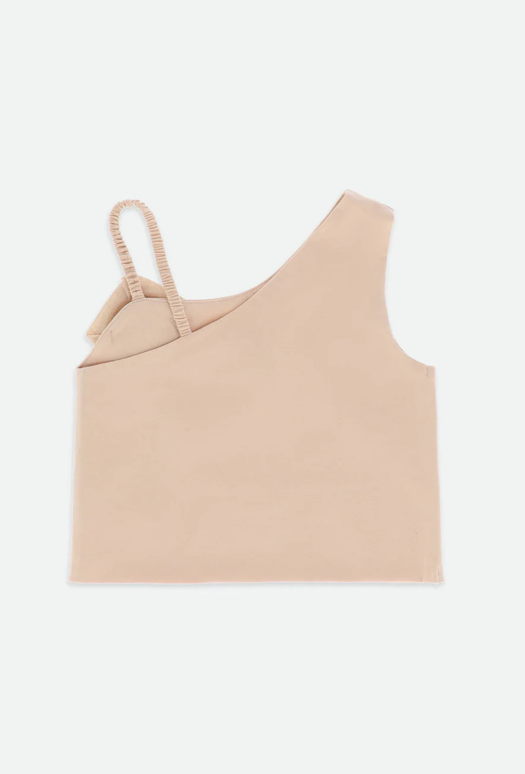 Angel’s face Cubist One Shoulder Top Gold