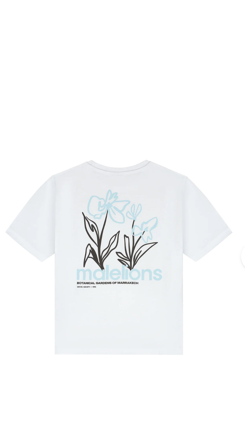 Malelions Junior Relaxed Botanical T-Shirt | White