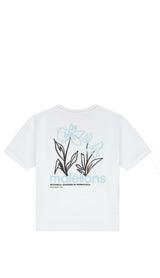 Malelions Junior Relaxed Botanical T-Shirt | White