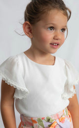 Mayoral chiffon blouse