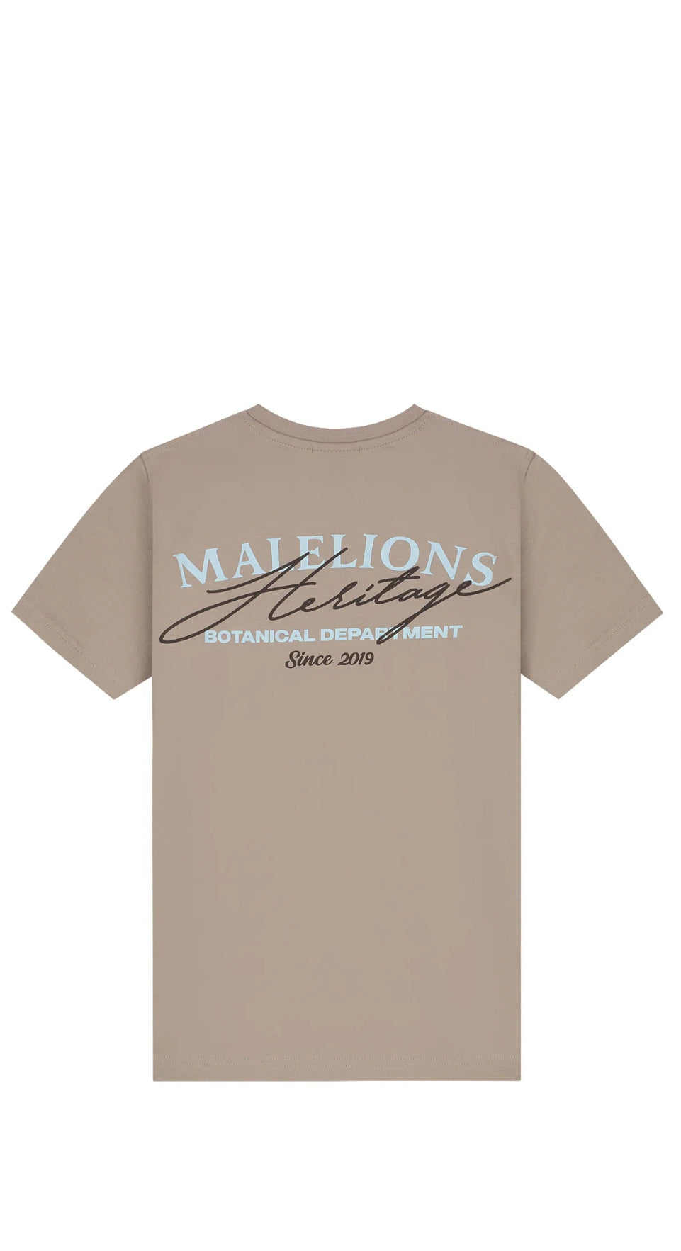 Malelions Junior Heritage T-Shirt Dark Taupe