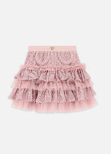 Angel’s face Olivia Tiered Sequin Lace Skirt Vintage