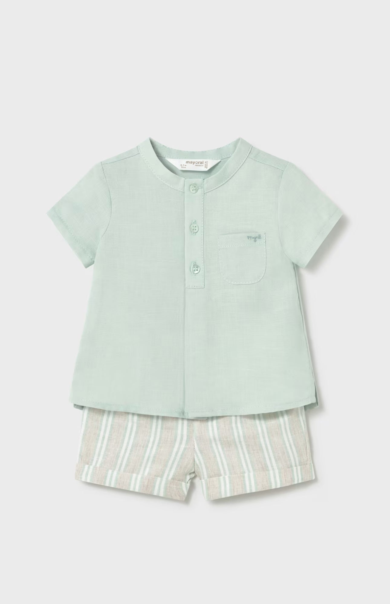 Mayoral newborn set t-shirt en short