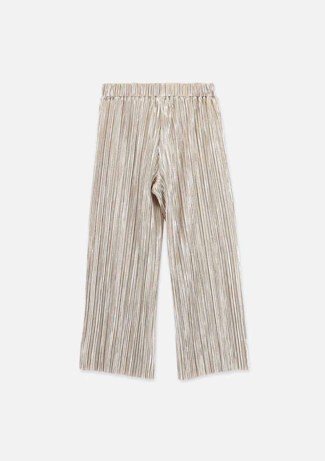 Angel’s face Fortuna Metallic Pleated Trouser Champagne