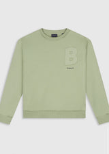 BALLIN JUNIOR RAW LOGO CREWNECK