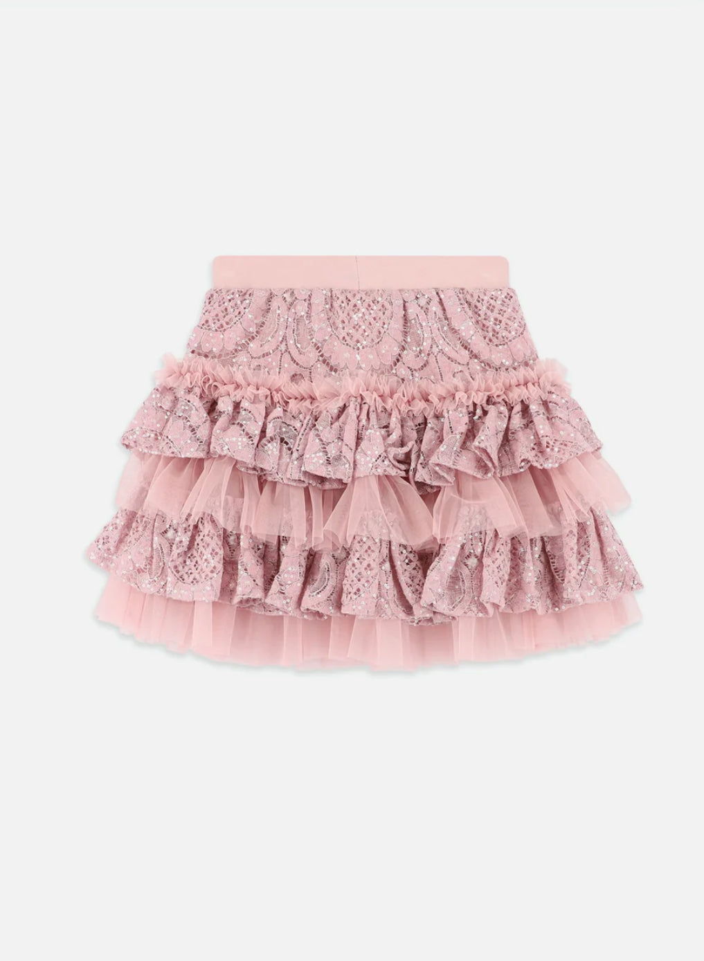 Angel’s face Olivia Tiered Sequin Lace Skirt Vintage