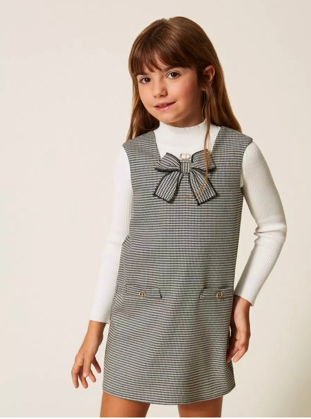 Twinset jurk met strik