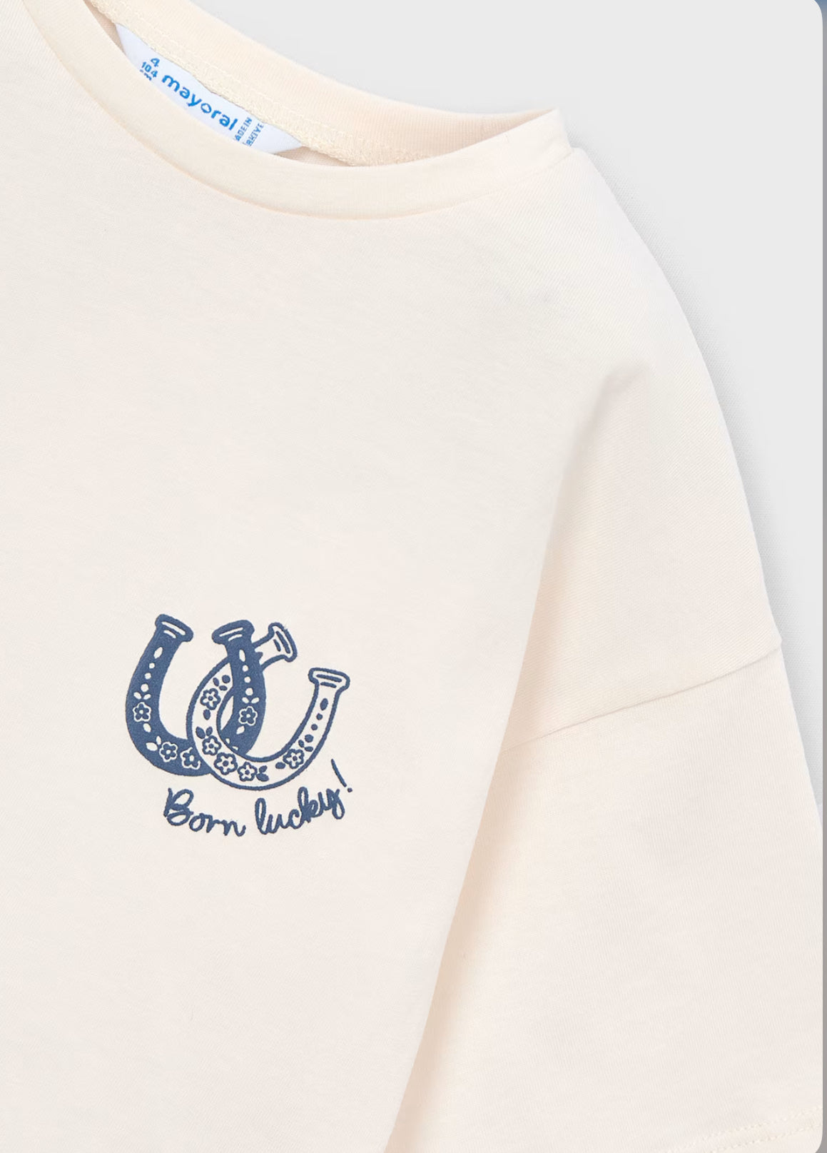Mayoral shirt met sjaal
