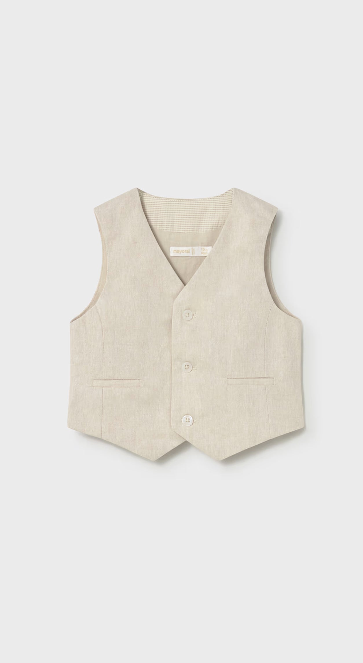 Mayoral linnen gilet