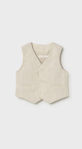 Mayoral linnen gilet