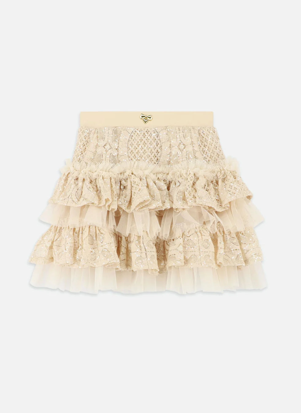 Angel’s face Olivia Tiered Sequin Lace Skirt