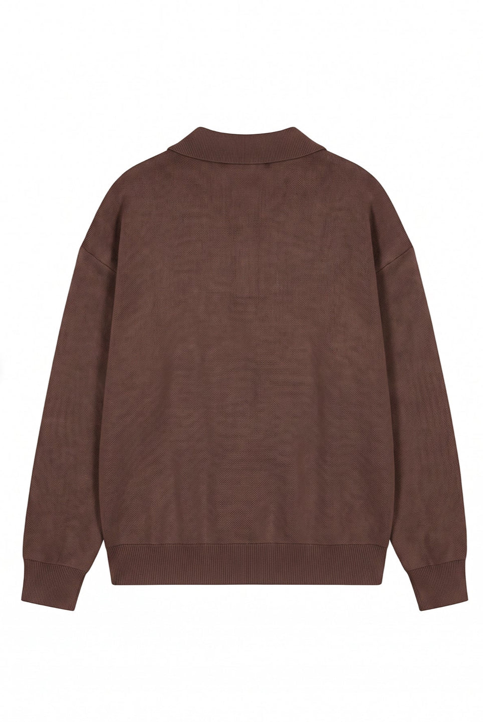 Malelions Junior Knitted Script Polo | Brown